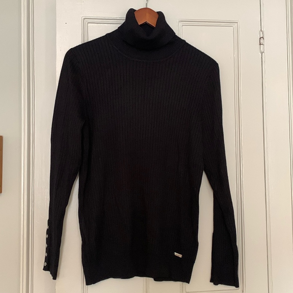 Calvin Klein large black turtleneck sweater